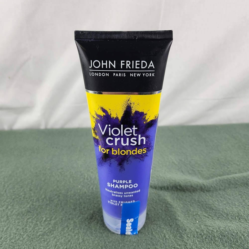 John Frieda Violet Crush Purple Shampoo, Purple Shampoo for Blondes  6 Oz
